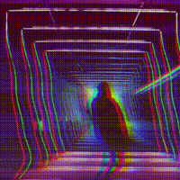 Animated GlitchFX B effect preview.