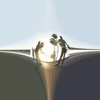 Animated GlitchFX Distortion effect preview.